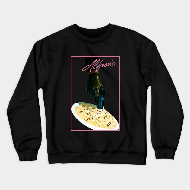 Alfredo Delicioso Crewneck Sweatshirt by meantibrann